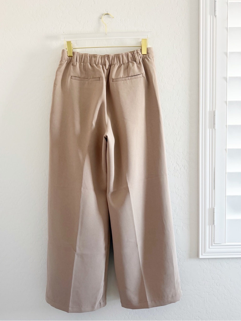 NWT GAP Wide-Leg High-Rise Easy Trouser Light Brown Size 10 - Picture 4 of 9